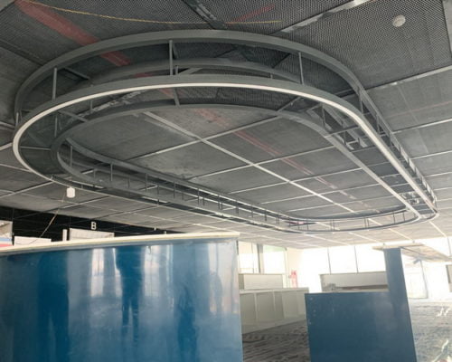 Trần lưới thép sơn
